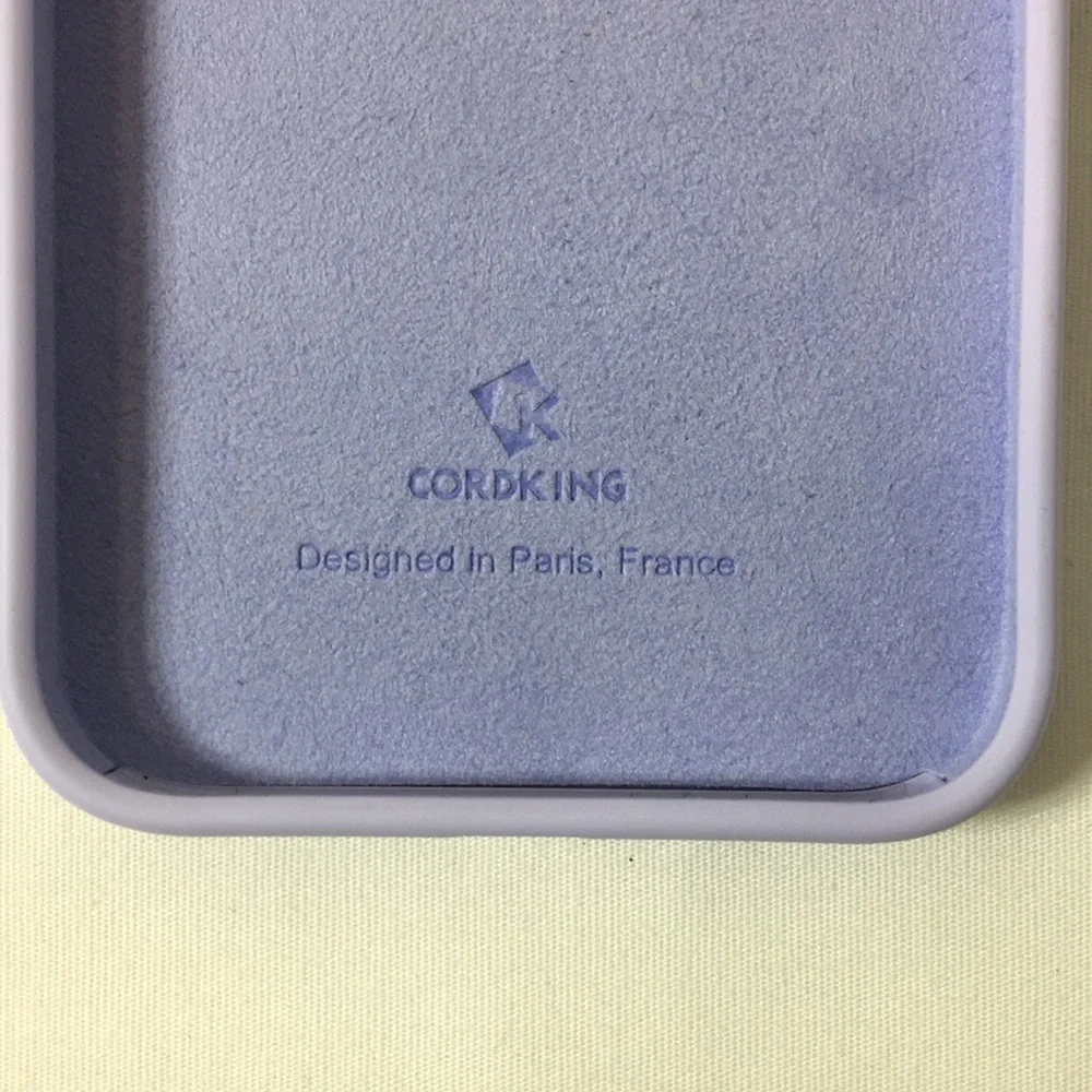 Cordking  Lavender Purple silicone case for iPhone 13 Pro Max